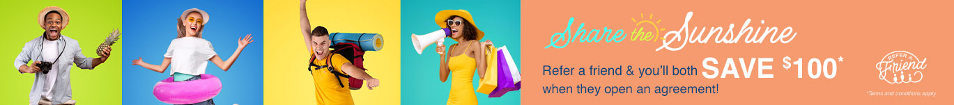 Referral Program - Get $50 off your next payment when your exclusive code is used